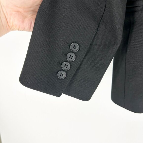 NWT Smythe 20th Anniversary Black Asymmetrical Blazer Jacket - Picture 4 of 6